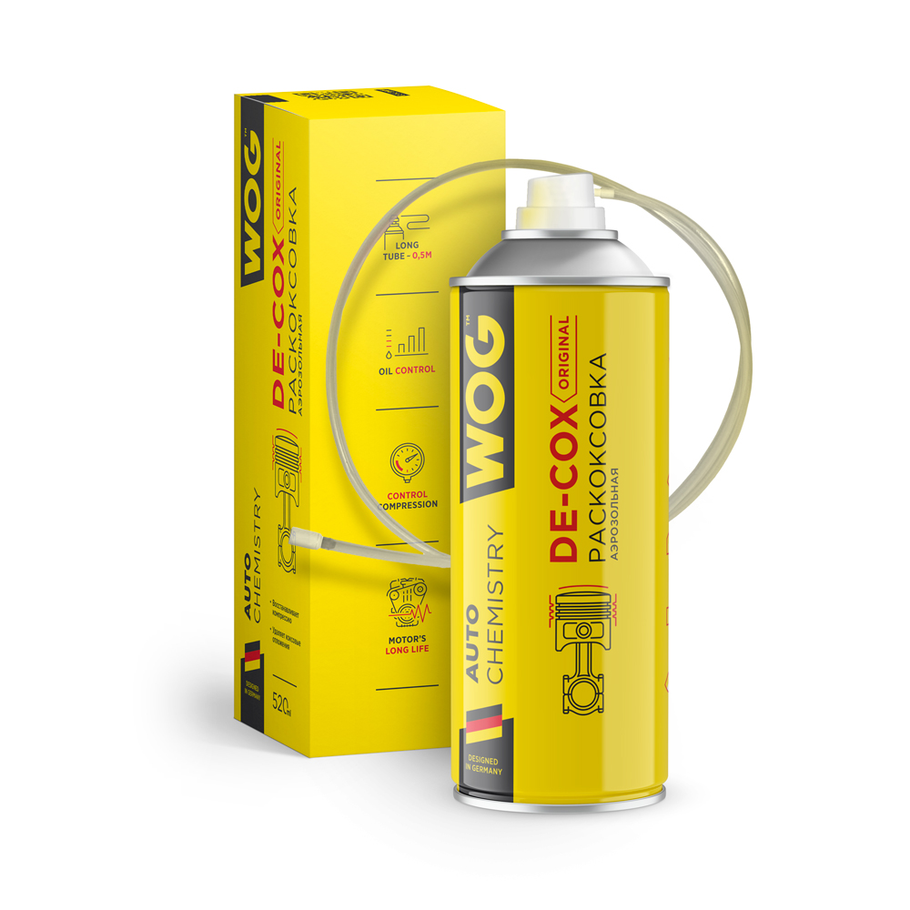 Раскоксовка двигателя De-COX Original для восстановления компрессии и ...