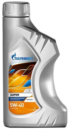 Масло GAZPROMNEFT Super 5W40 SG/CD 1л полусинтетика 2389901315 купить в ...