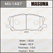 Колодки тормозные TOYOTA LEXUS RX 300 03- передние MASUMA