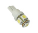 Лампа светодиодная W5W 12V SMD 5300K10-12 Lm белая передний габарит T10 BG бл. 2шт !Распродажа