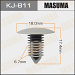 Клипса (пистон) KJ-811 MASUMA