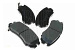 Колодки тормозные NISSAN 200SX 94-99, 300ZX (Z31) 84-90 задние ALLIED SIGNAL