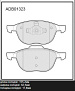 Колодки тормозные FORD FOCUS II 04-, III 11-; MAZDA 3 (BK, BL) 03-14, VOLVO S40 04- передние ALLIED NIPPON