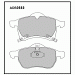 Колодки тормозные OPEL ASTRA G, H 98-10, ZAFIRA A, B 1.8-2.0-2.2 -15 передние ALLIED NIPPON