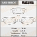 Колодки тормозные HONDA CR-V 06- задние MASUMA
