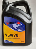 Масло трансмиссионное ИНТЕР OIL 75w90 GL4/GL5 4л полусинтетика ЧZ