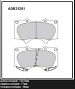 Колодки тормозные TOYOTA LAND CRUISER PRADO (J120, J150) 03-, MITSUBISHI PAJERO 06- передние ALLIED 