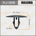 Клипса (пистон) KJ-326 MASUMA