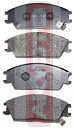 Колодки тормозные HYUNDAI ACCENT (ТагАЗ), GETZ 02- передние AKYOTO
