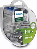 Лампа галогенная H4 12V 60/55W PHILIPS Long Life EcoVision (2 шт.)