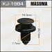 Клипса (пистон) KJ-1984 MASUMA