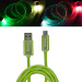 Зарядный кабель для смартфона светящийся микро-USB WIIIX 1м оранжевый