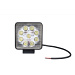 Светодиодная фара 12/24v 27w 9LED квадрат,дальний свет Off-Road 80*80*25 мм GRANDELIGHT