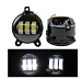 Фара противотуманная В_ светодиодная 3LED Приора 26w, белый+желтый алюминиевый корпус  C2R 2шт