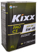 Масло KIXX PAO 5W40 SN/CF/C3 4л синтетика !Распродажа