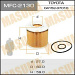 Фильтр масляный TOYOTA AVENSIS (_T27_) 08-, AURIS (_E15_, _E18_) 06-, COROLLA  (_E15_, _E18_) 08-, RAV4 09- MASUMA
