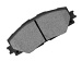 Колодки тормозные TOYOTA COROLLA (E150, E180) 06-, 13-, AURIS (E150) 06-, RAV 4 III 06- передние FENOX