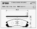 Колодки тормозные MITSUBISHI OUTLANDER I-III SP1068 передние SANGSIN