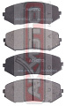 Колодки тормозные SUZUKI GRAND VITARA 05- передние AKYOTO