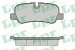 Колодки тормозные зад. LAND ROVER (GDB1632) DISCOVERY III, RANGE ROVER