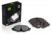 Колодки тормозные SKODA OCTAVIA 12-; VW GOLF VII 12-, TIGUAN 16-, PASSAT (B8) 14- передние TRIALLI